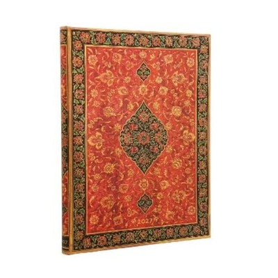 2027 Layla (Persian Poetry) Ultra 12-Month Hardcover Dayplanner (Elastic Band Cl