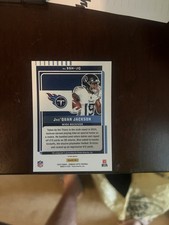 2025 Panini Donruss Optic Signature Series Autograph Jha'Quan Jackson Titans