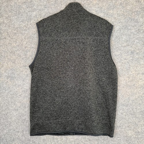 Club Room Sweater Fleece Vest Jacket Mens XL Golf Mock Full Zip Gray Classic NEW - Picture 10 of 10