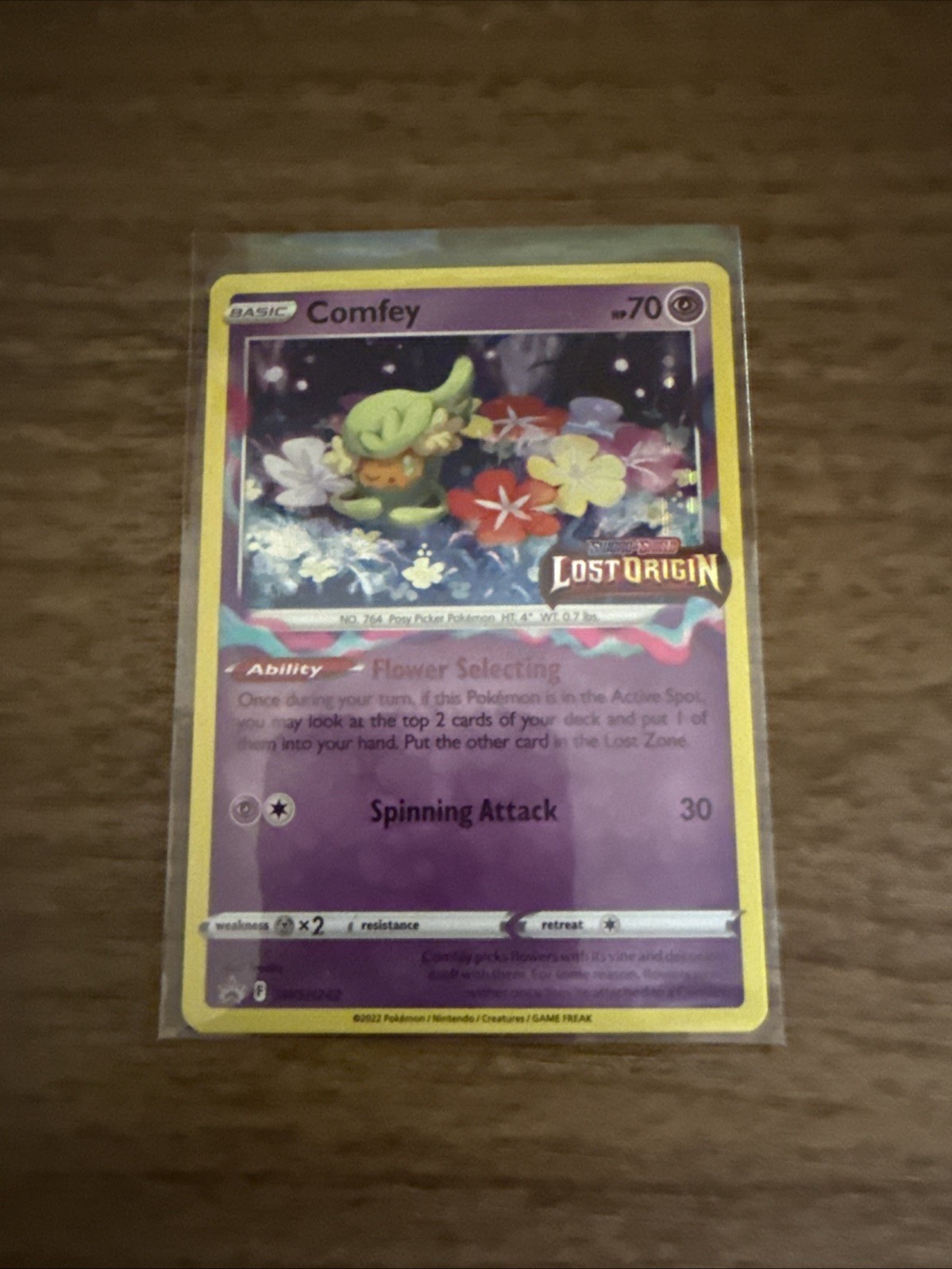 Comfey - (Prerelease) SWSH242 SWSH: Sword & Shield Promo Cards Holo