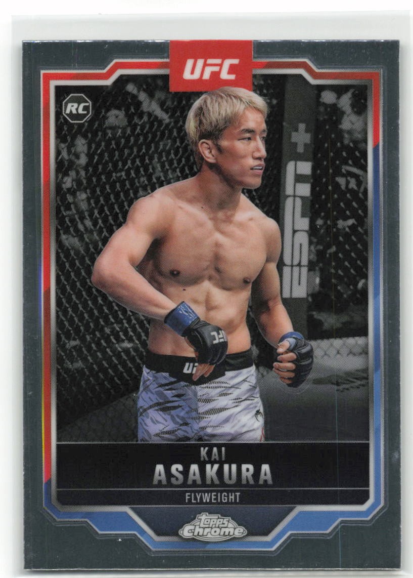 2025 Topps Chrome UFC Kai Asakura RC #161 Flyweight