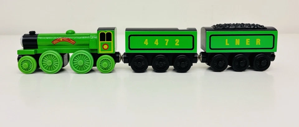 Thomas Wooden Railway Flying Scotsman Engine Tenders Character Card & Box LN - Image 3 of 4