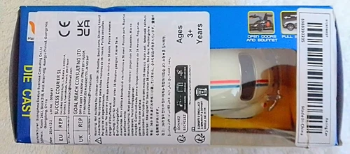 2024 QHT Cream Color VW BEETLE #53 Car Like HERBIE THE LOVE BUG Pull Back Motor - Imagen 13 de 15