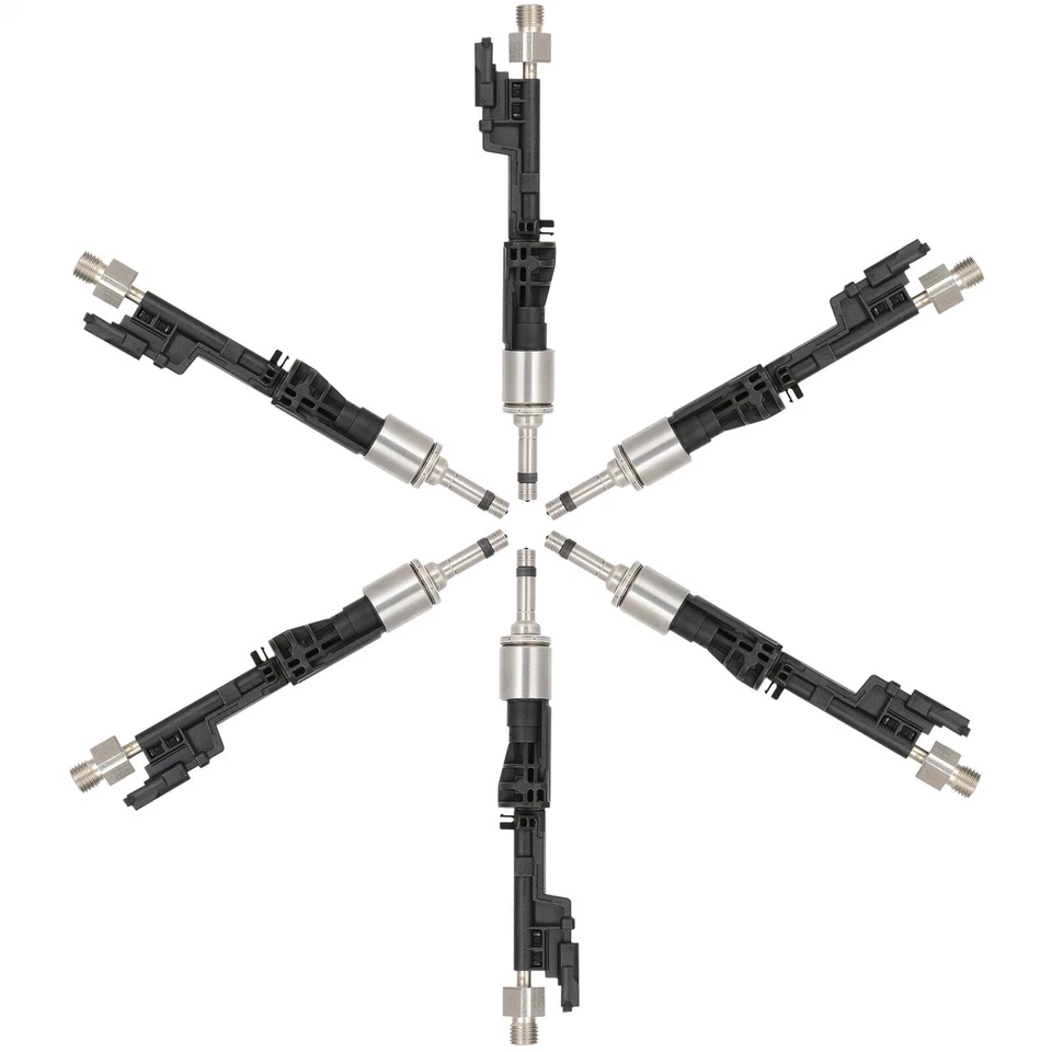 Set of 8 Fuel Injectors For 2011-2016 BMW 328i 320i 528i X5 3.0L l6 13647597870 Foto 2 de 4