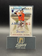 2024 Panini Boys of Summer #AME-JW Jordan Westburg America's Best Sig. Red #/49
