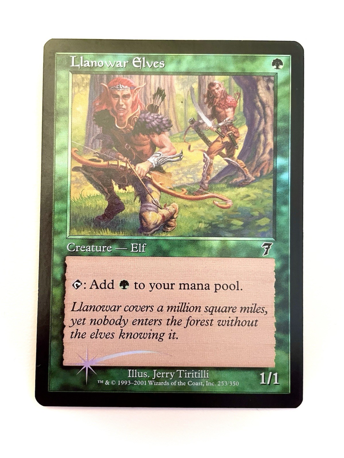 Llanowar Elves Foil #253 | LP Condition | 7ED 7th Edition | MTG