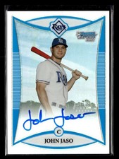 2008 Bowman Chrome John Jaso Auto Autograph Refractor /500 #BCP264 UX5212