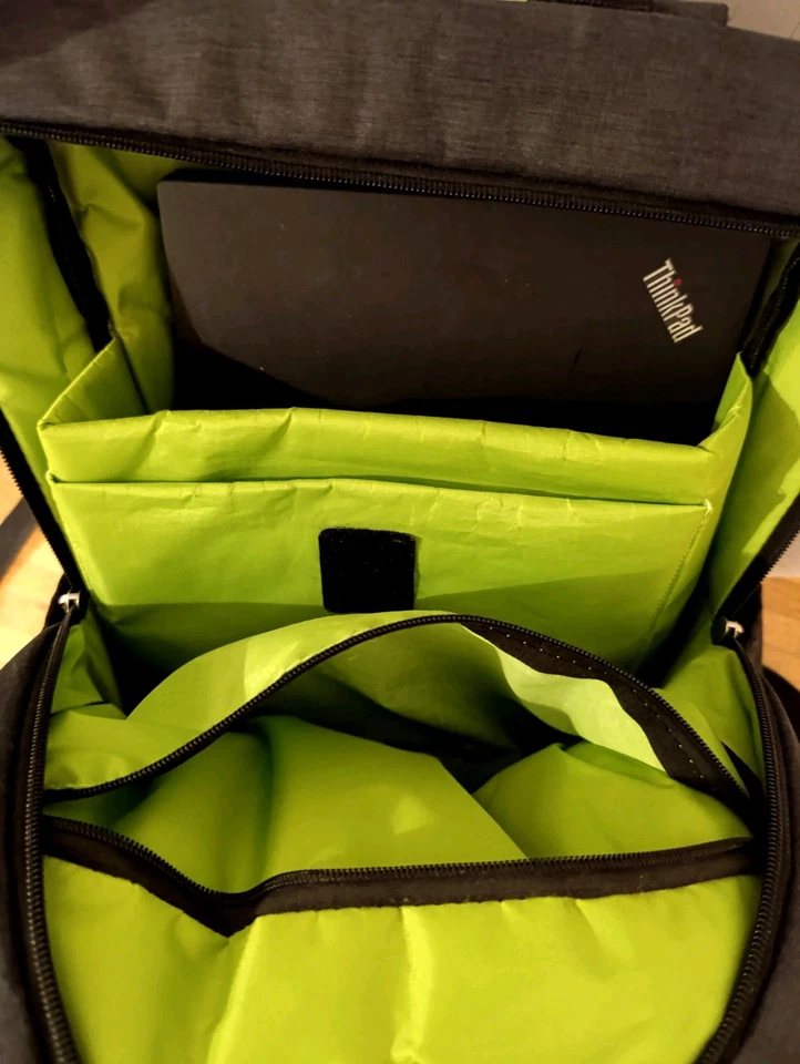 MONSTER Laptop Rucksack mit Staufächern Schwarz - Bild 2 von 3