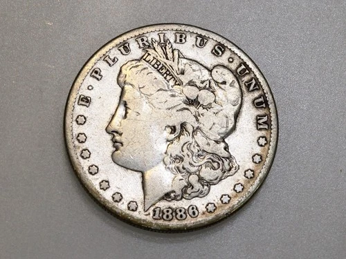 1886-S $1 MORGAN SILVER ONE DOLLAR