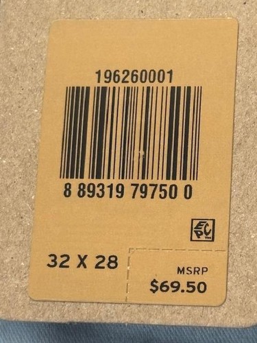 Jeans skinny Levis 311 modellante donna 32x28 (33X28) lavaggio scuro vita media elasticizzato - Foto 8 di 15
