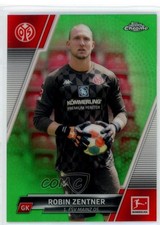 Robin Zentner Chrome Bundesliga 2021/22 Green Refractor /99 #72