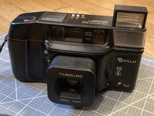 Fuji DL-400 TELE Auto Focus Point  Shoot 35mm Film Camera