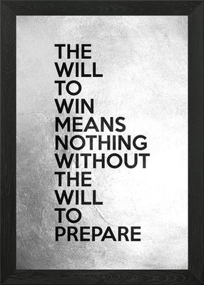 Prepare to Win #2 Framed Wall Art Poster Print Picture