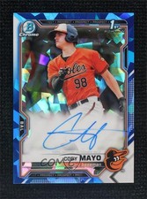 2021 Bowman Sapphire Chrome Prospects Coby Mayo #BSPA-CM Auto