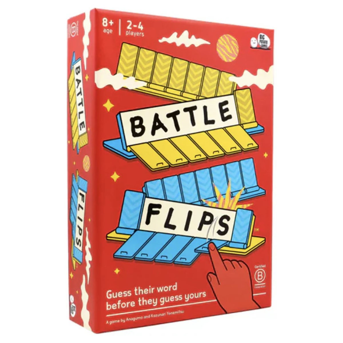 Battle Flips 2 player Word Game Ages 8+
