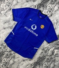 Nike Manchester United Vodafone 2002 2003 Third Soccer Jersey Men Size M 