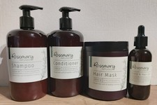 Rosemary Infused Hair Set for dry & damaged hair Shampoo Conditioner Oil & Mask