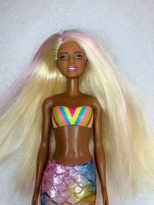 Barbie GTP43 Color Reveal Doll Rare AA Blonde Hair W/ Multi Color Streak Mermaid