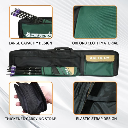 59in/68in Recurve Bow Case Long Bow Bag Traditional Bow Bag Portable Bow Bag ... - Picture 2 of 7