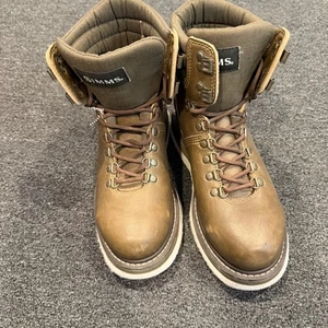 Simms Freestone Men’s 10 Brown Felt Sole Fly Fishing Wading Boots