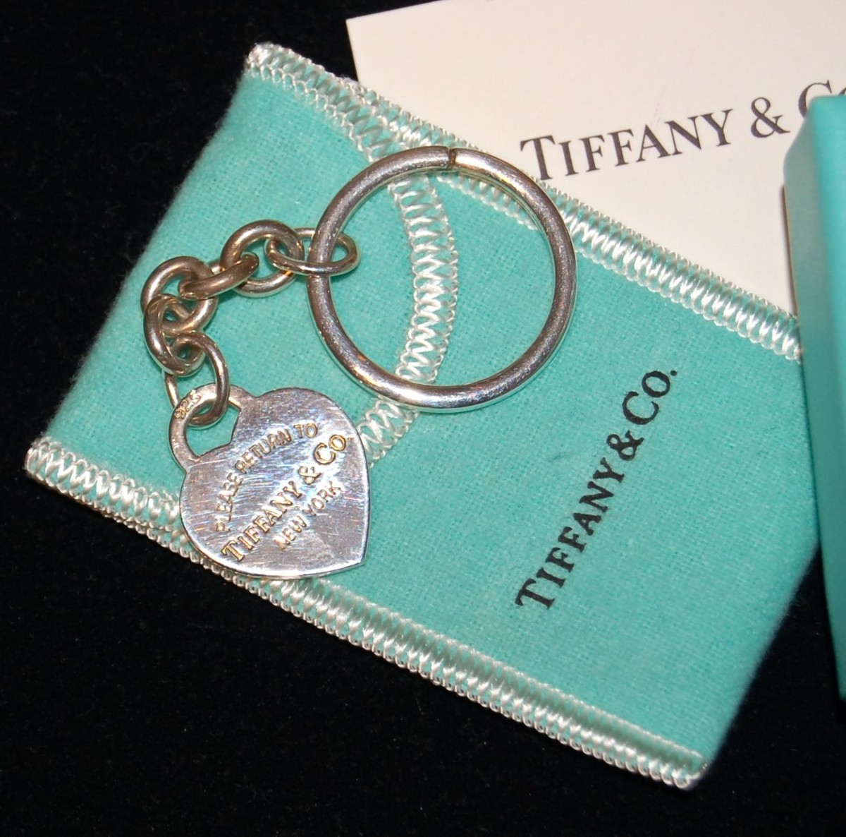 Tiffany & Co. Sterling Silver .925 KEY CHAIN Return to Tiffany