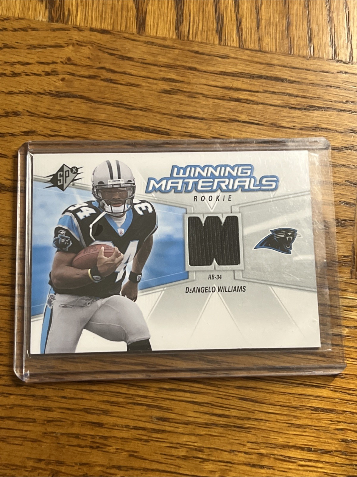 DeAngelo Williams SPx Rookie Winning Materials #WMRDW Base