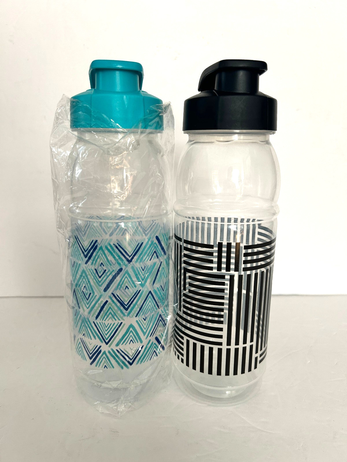 Lot of Two 23.3 Fl Oz Light Weight BPA Free Plastic Flip Top