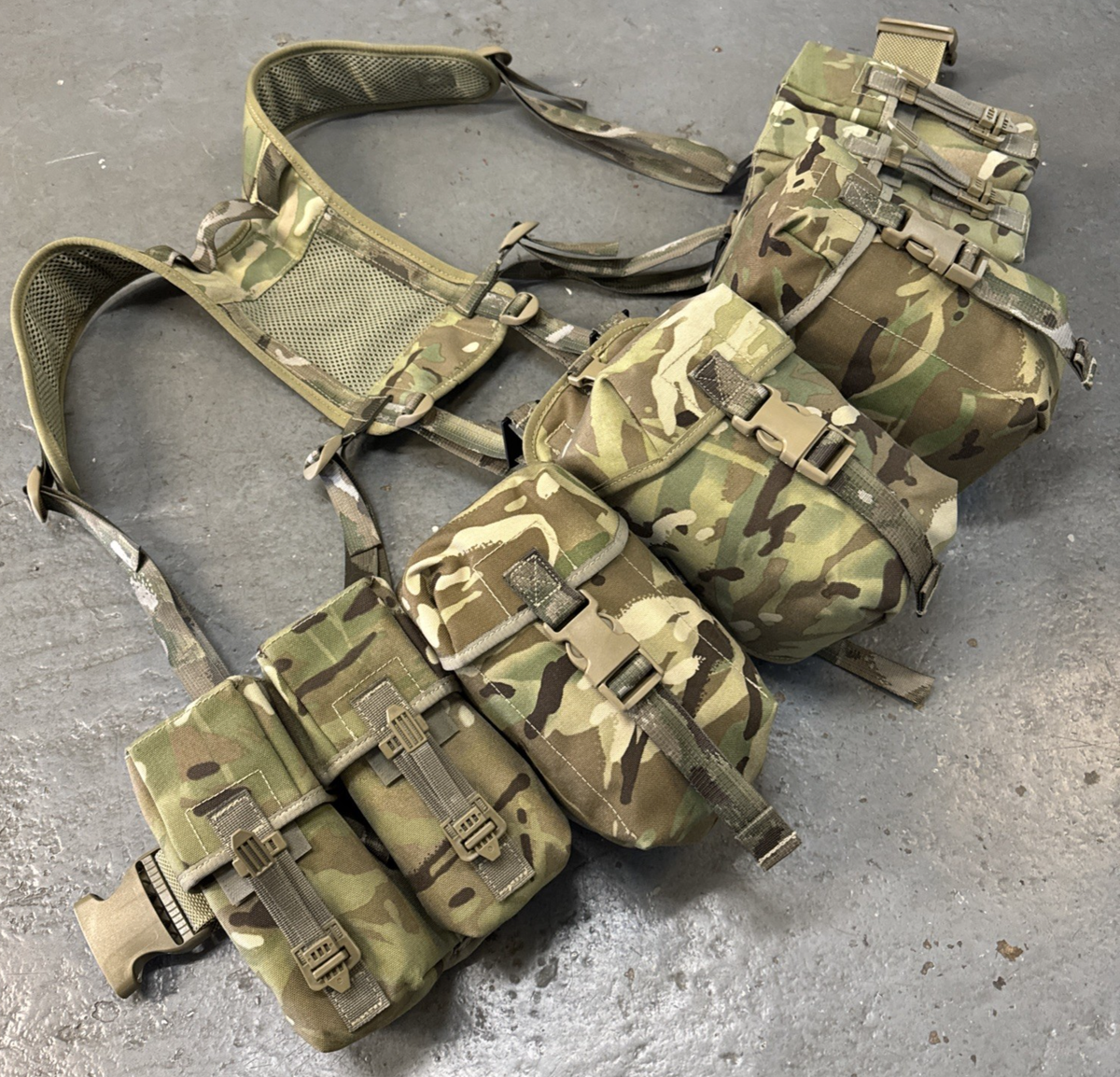 New British Army MTP PLCE Webbing Set With Latest Quick Release