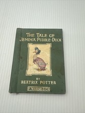 Vintage Book The Tale Of Jemima Puddle Duck By Beatrix Potter 1936
