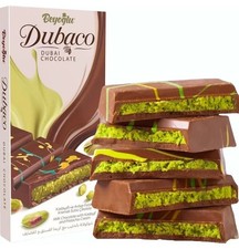 Barra de Chocolate Dubai, Chocolate Viral, Knafeh, Pistacho Premium Dubai Chocolate