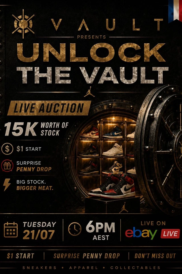 🇦🇺 Vault is Open Live Only: $1 Starts + $15k Stock  + Secret Penny Drops