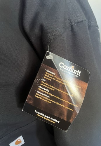 Chaqueta Y2K Carhartt Forrada con Manta Detroit J02 Negra Talla 46 - Imagen 4 de 8