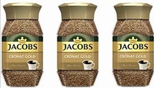 Jacobs Cronat Gold Instant Coffee 100g × 3 | Smooth Aroma & Rich Flavor