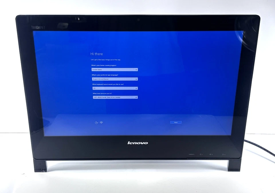 Lenovo ThinkCenter Edge 92z - 21.5" FHD, 3.3GHz i3, 8GB RAM, 500GB HDD - Image 2 of 4