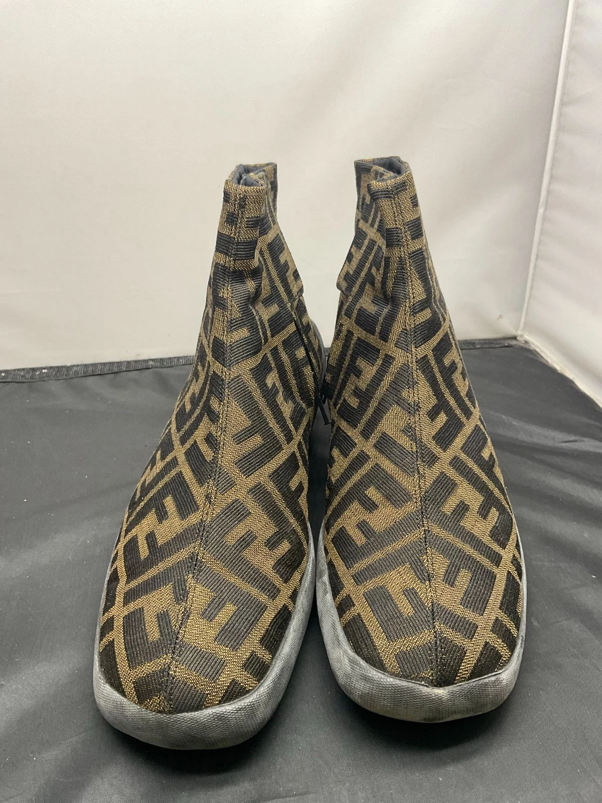 Scarpe Fendi modello Zucca cerniera laterale taglia 38 donna autentiche