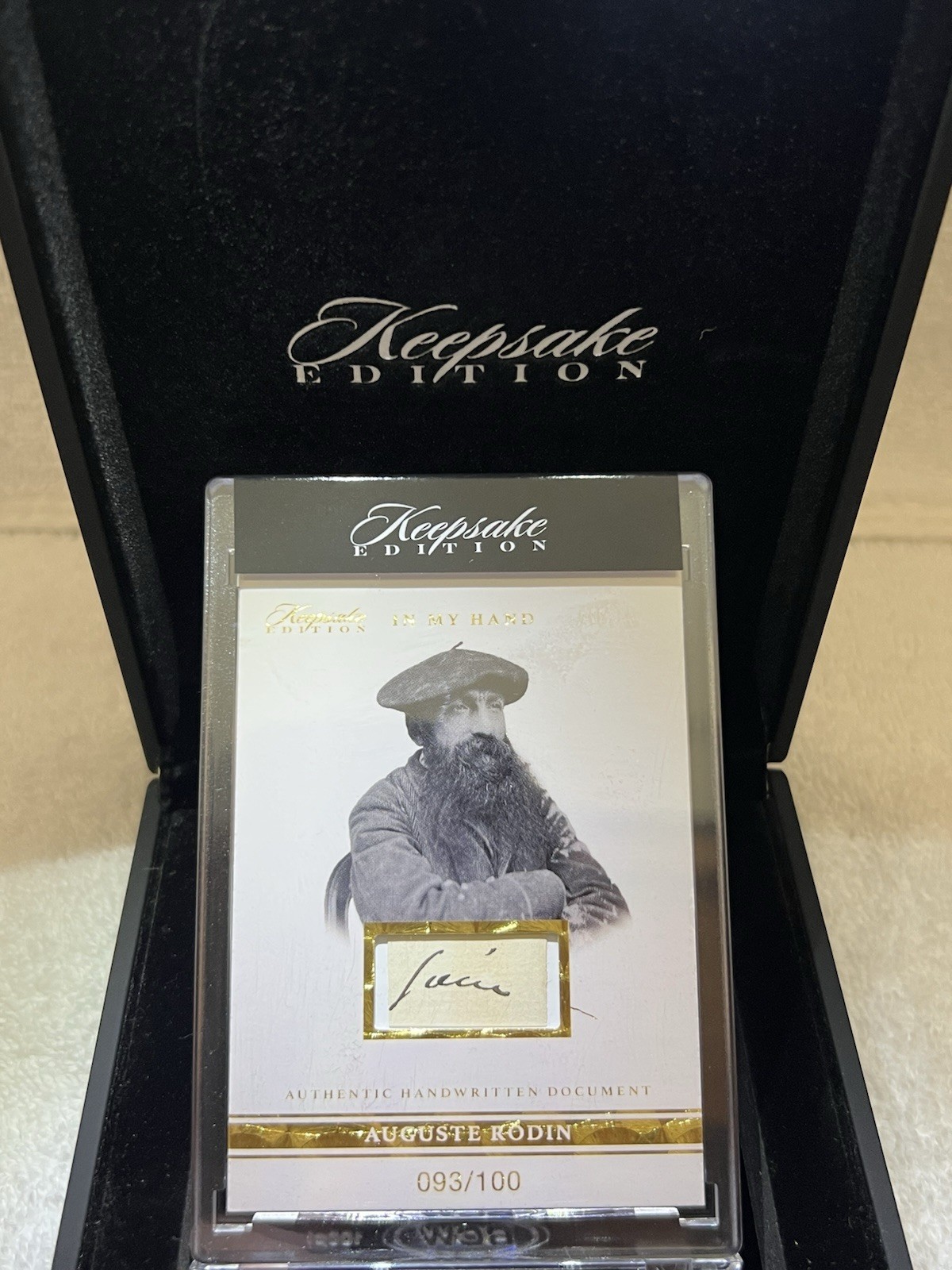 Auguste Rodin 2024 Keepsake Handwritten Edition #93, Numbered /100