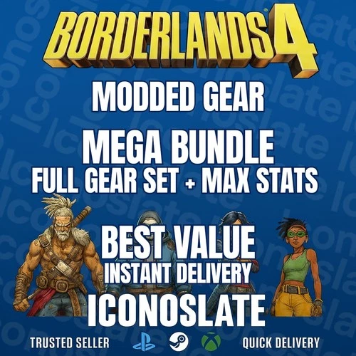 Borderlands 4 | +20 BEST MODDED GEAR BUNDLE | FULL GEARSETS | XBOX, PS5, PC
