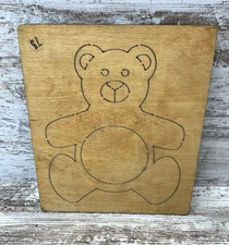 AccuCut Book Builder Bear BB105J Wooden Die Cut 12”