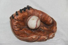 S.S. Sarna Baseball Glove and Ball Collectible Figurine / Paperweight