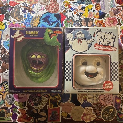 Fright Rags Ghostbusters Mini Masks Slimer And Stay Puft Bundle
