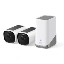 eufy eufyCam E40 Outdoor Wireless Solar Security Camera 2K 2-Cam  HomeBase S380