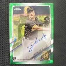2021 Topps Chrome Sapphire Edition Rookie Autographs Ha-Seong Kim #RA-HK  /50