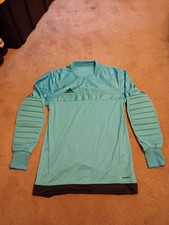 Adidas Climalite Goalkeeper Training Shirt Padded Elbows Mens Small S Blue Black