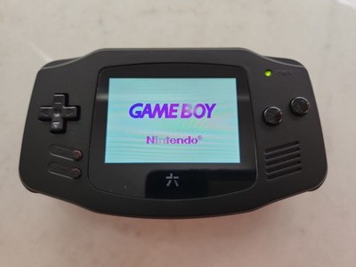 Nintendo Gameboy Advance GBA Bright Screen AGB BACKLIT IPS CleanScreen All Black