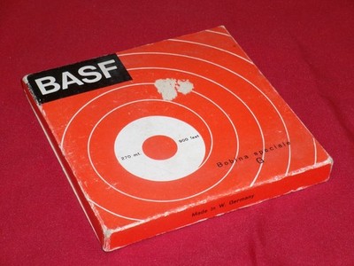 Vintage BASF Spule 60er Reel to Reel 270m 900ft Neu mit OVP