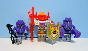 Lego # 70350 : The Three Brothers de Nexo Knights.  Complet sans plan.