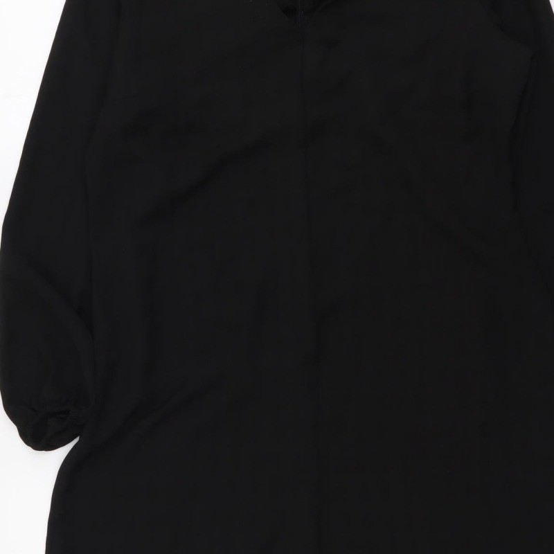 Selected Womens Playsuit One-Piece Size 12 UK '' Black Long Sleeve image 7