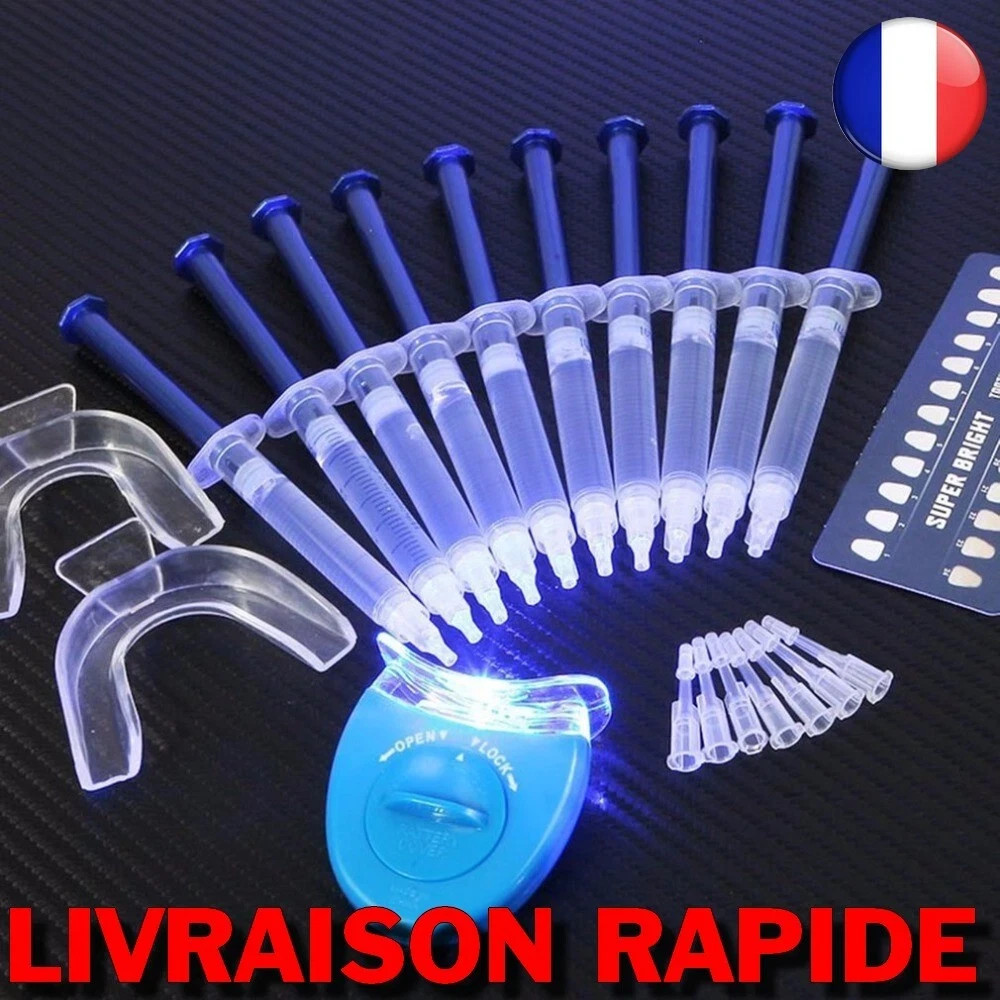 Gel blanchiment dentaire haute performance avec lampe LED pour un émail blanc brillant