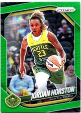 2025 Panini Prizm WNBA #37 Jordan Horston Green Prizms