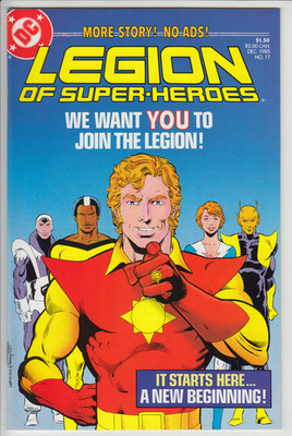 Legion of Super-Heros #17 (1985) VF/NM DC Comics bag/board BUY 3, GET 1 FREE